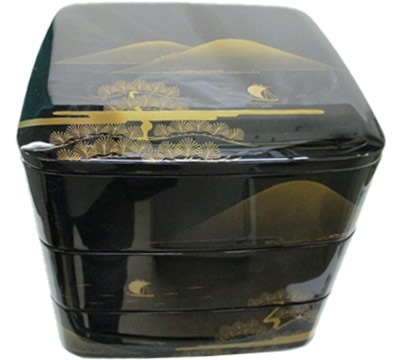 楽天市場】輪島塗 三段重 【未使用】 重箱 : ボッカデラヴェリタ