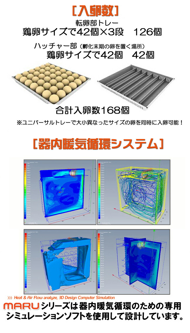 楽天市場】MARU190-DELUXE 業務用全自動孵卵器(ふ卵器・ふ卵機) : e
