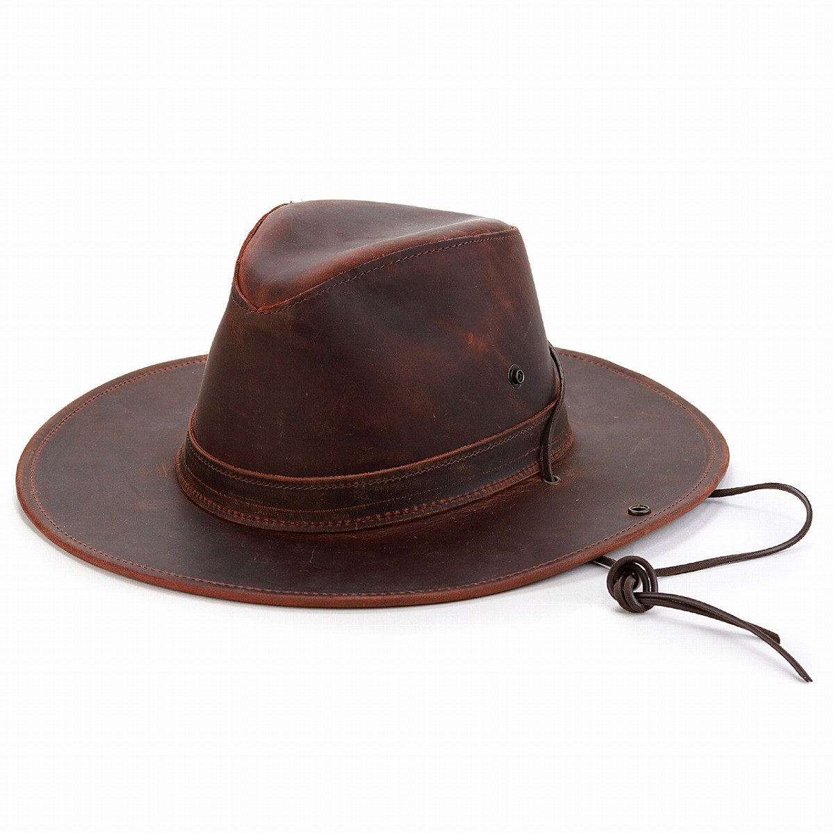楽天市場】本革 ウエスタン ハット レザー カウボーイ HENSCHEL 牛革