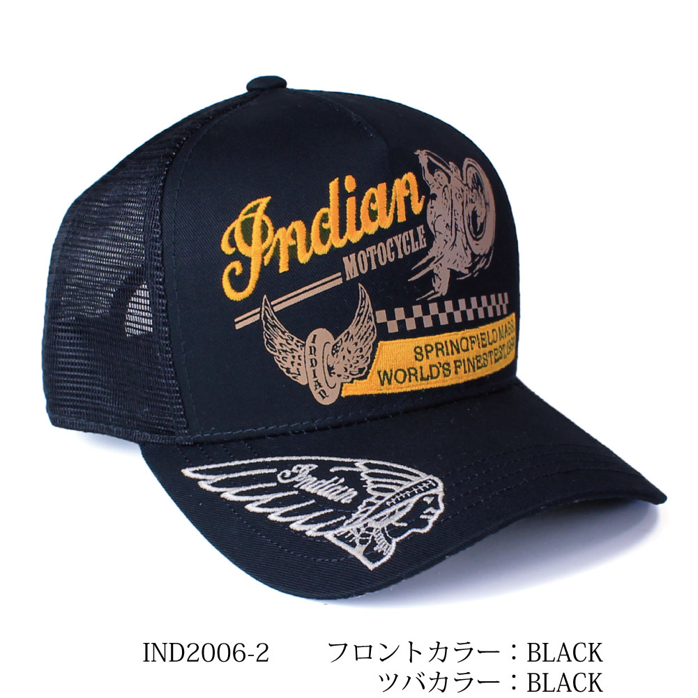 楽天市場】IndianMotocycle MESHcap インディアンモトサイクル 帽子