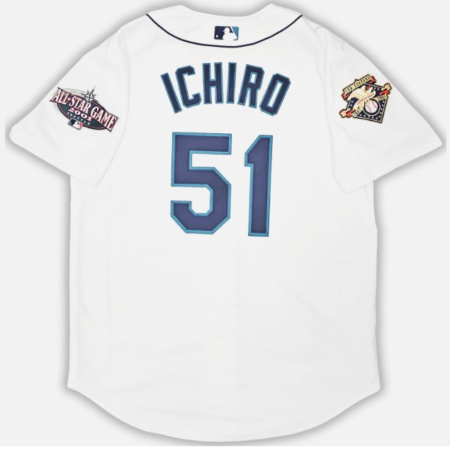 楽天市場】イチロー直筆サイン入り2001年MLBデビュー記念オールスター