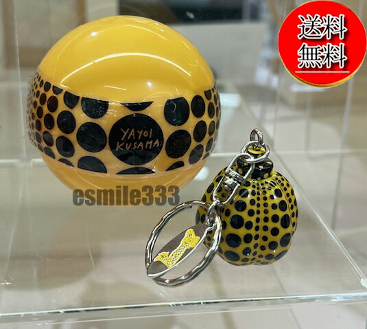 草間彌生 オブジェ 置物 かぼちゃ パンプキン ドット 赤、黄色セット