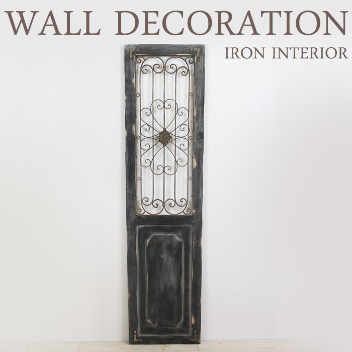 楽天市場】【8%OFFクーポン〜3/4 14時まで】 アイアン ウッド壁飾り