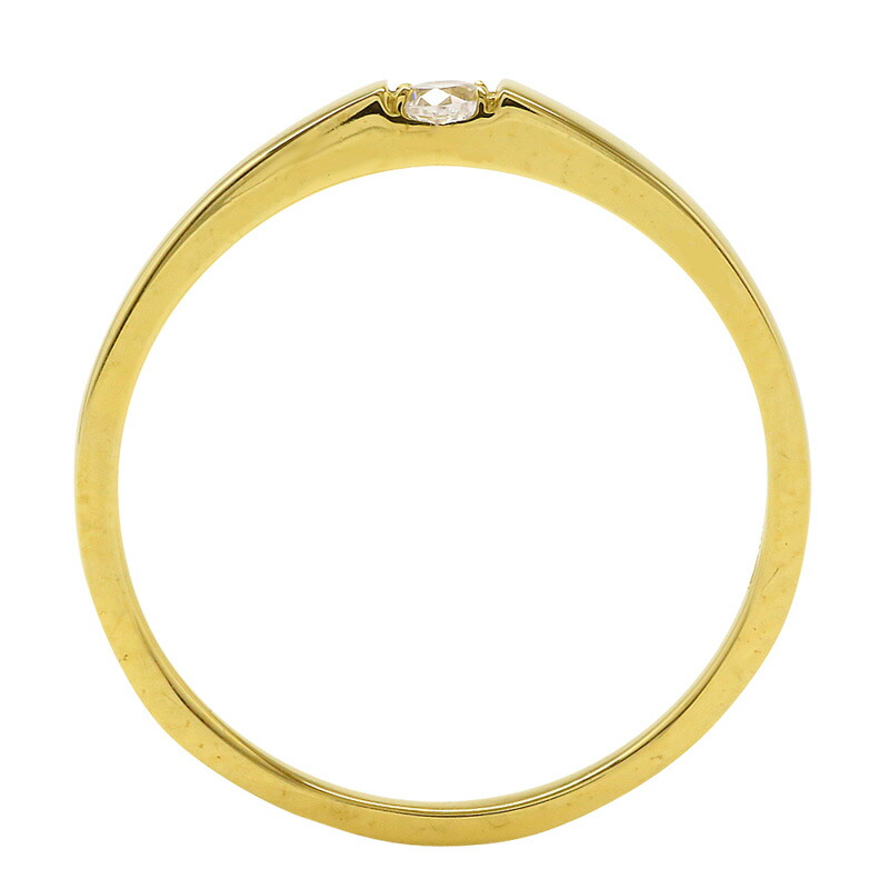 楽天市場】ダイヤモンド 一粒 ダイヤ リング 0.07ct ピンキーリング