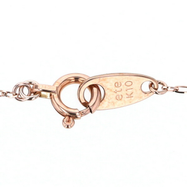 楽天市場】ete エテ K10PG ミストピンクゴールド ネックレス