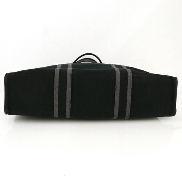 楽天市場】エルメス HERMES ブラック キャンバス フールトゥ MM トート