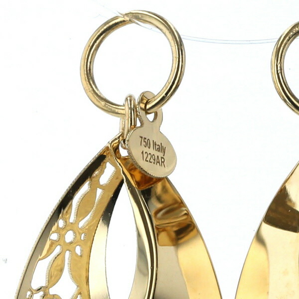 楽天市場】GSTV K18YG イエローゴールド フィリグラーナピアストップ