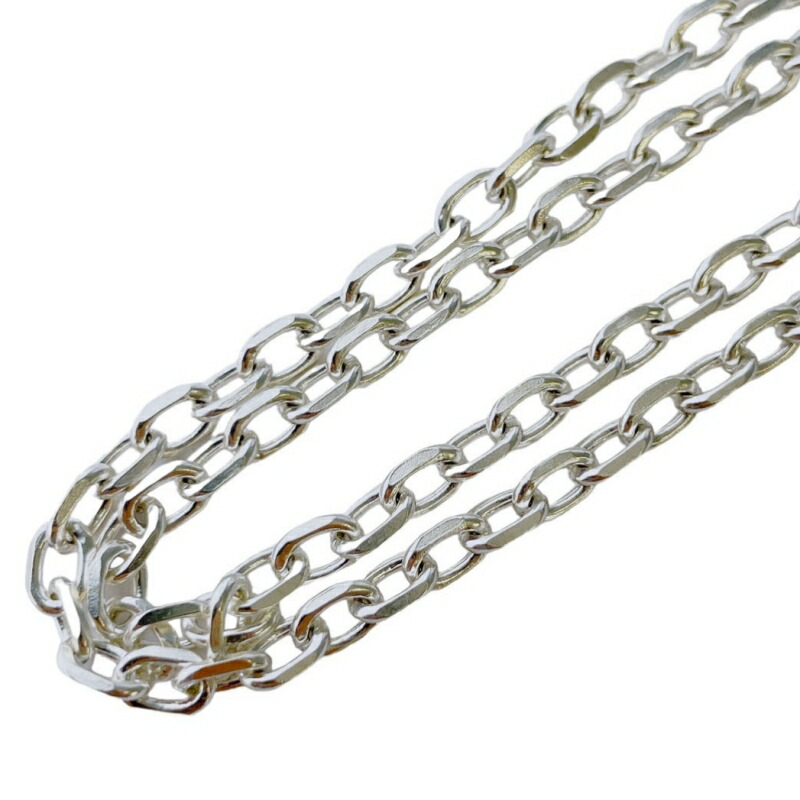 楽天市場】シルバー オールドフック 太角チェーン ネックレス あずき