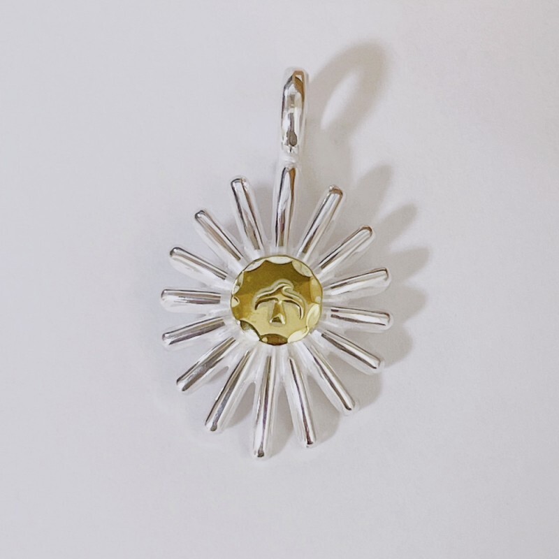 楽天市場】金メタル付きウニ ペンダントトップ インディアンネックレス