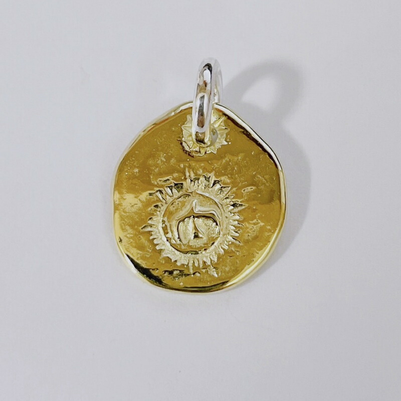 楽天市場】18金 ペンダントトップ 全金太陽メタル 大 18k 復刻