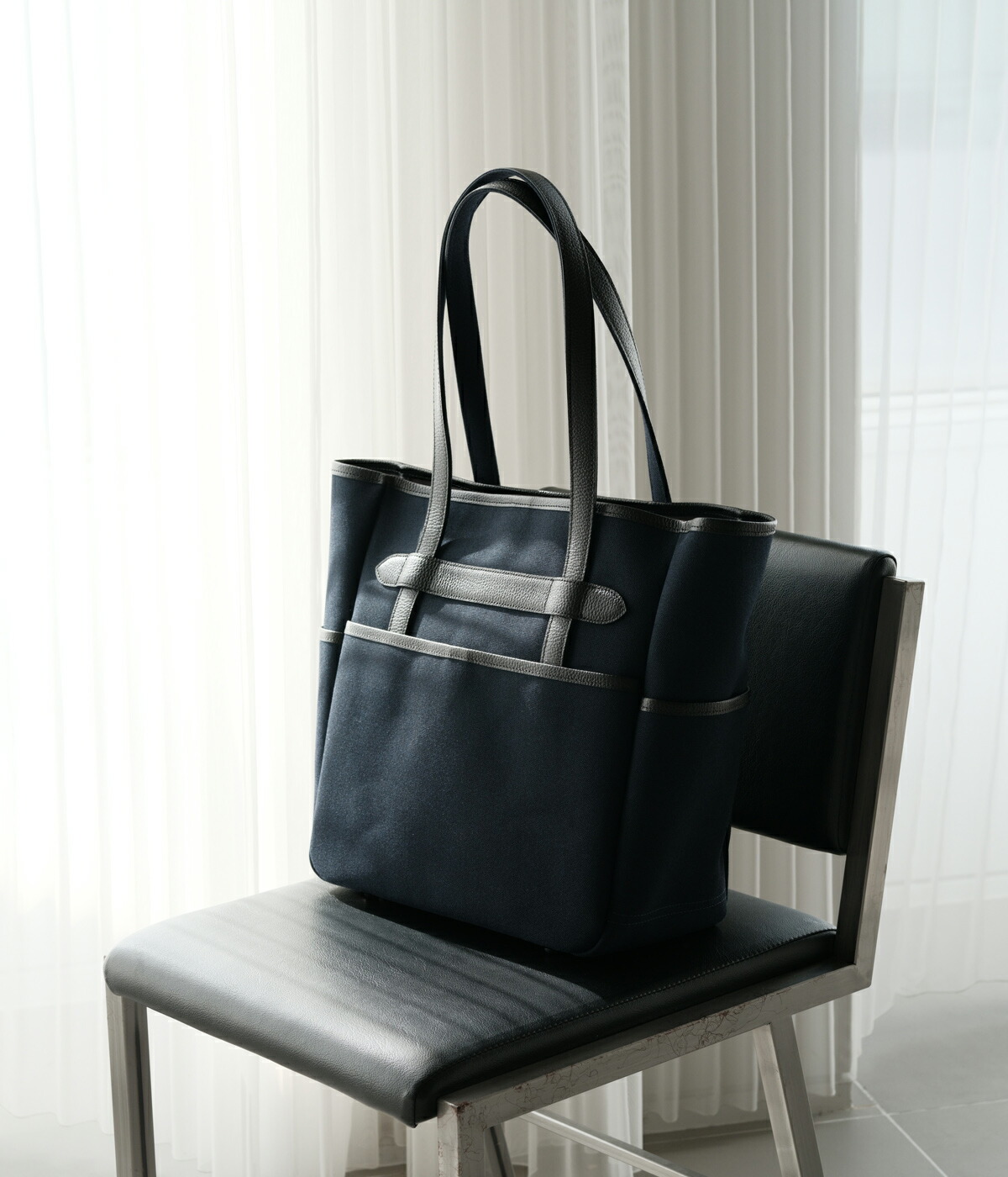 楽天市場】【THE SOLE|ザソール】JOHN キャンバスレザー トートバッグ