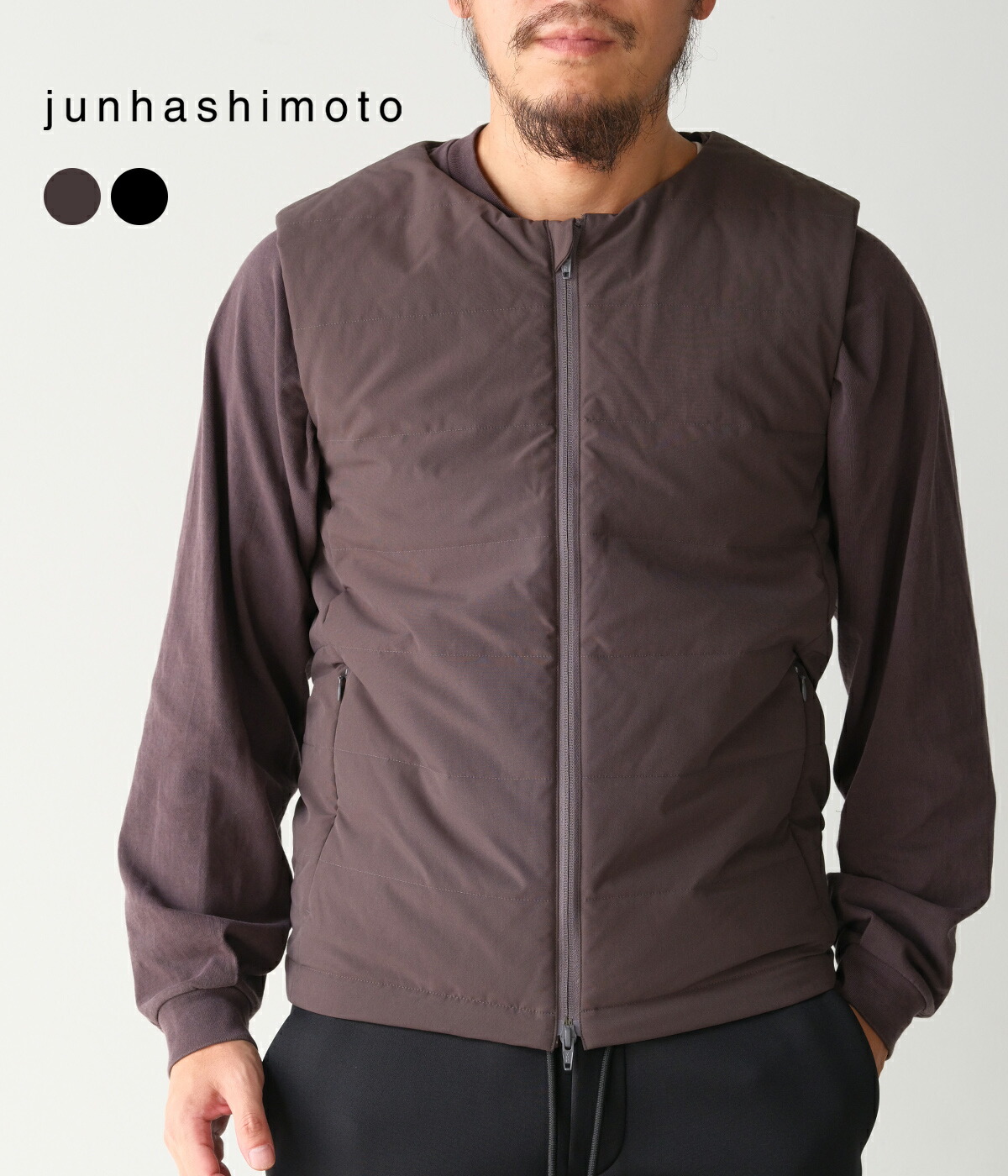 楽天市場】【別注】【junhashimoto|ジュンハシモト】MID DOWN VEST