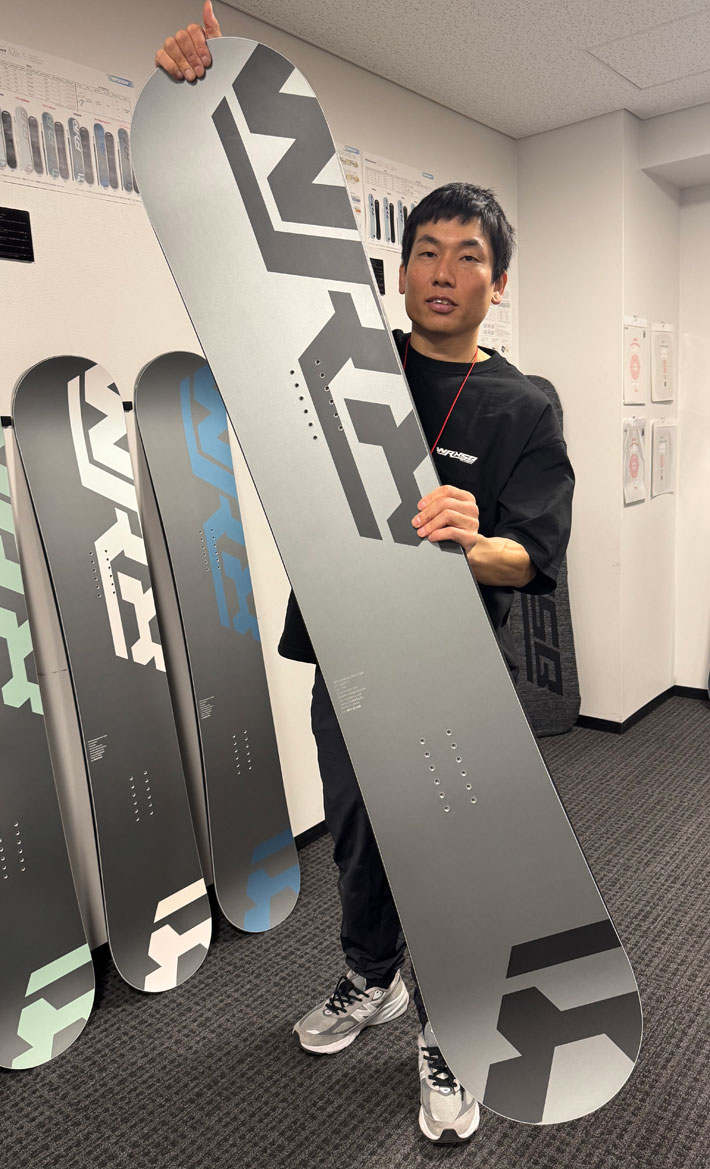 WRX MK-T 152 スノーボード グレー ビンディング付き WRX MK-T 152