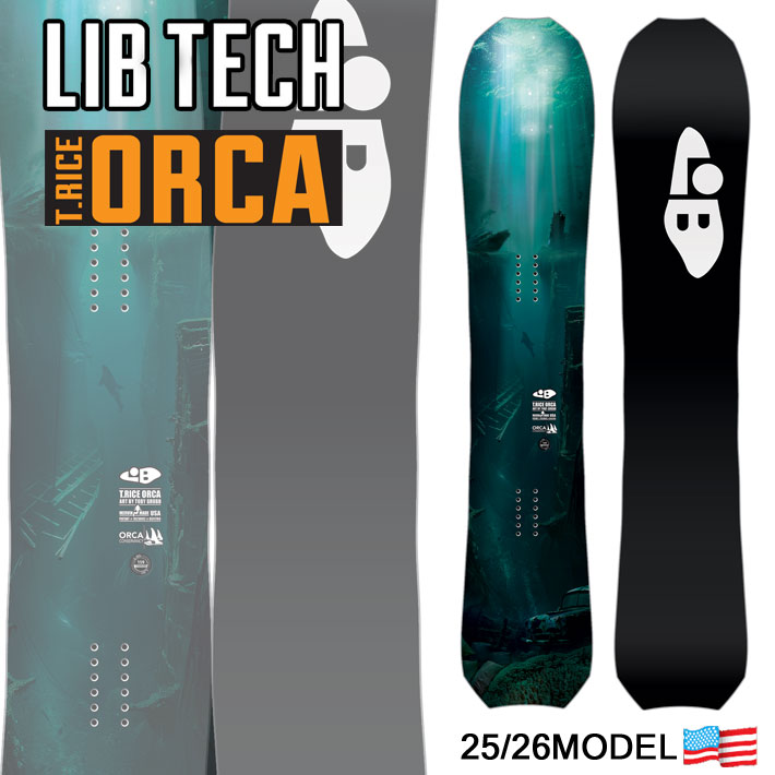 楽天市場】25-26 LIB TECH リブテック スノーボード T.RICE ORCA