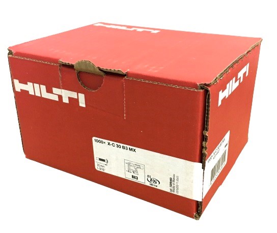 楽天市場】HILTI ヒルティ BX 3 用 ガスピン (連発) X-C B3 MX 20mm