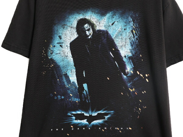 楽天市場】00s ☆ ダークナイト ジョーカー イラスト プリント Tシャツ