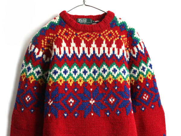 楽天市場】90's 手編み ボーイズ 20 □ POLO ポロ ラルフローレン