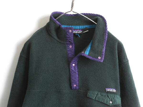 楽天市場】90s USA製 □ 92年製 パタゴニア フリース スナップT