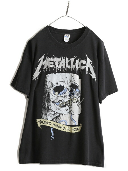 楽天市場】00s ☆ メタリカ パスヘッド 両面 プリント ツアー Tシャツ