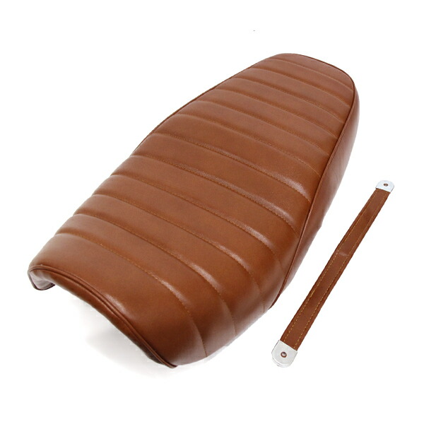 楽天市場】カワサキ バリオス 2型 シート ブラウン 茶色 皮 レザー
