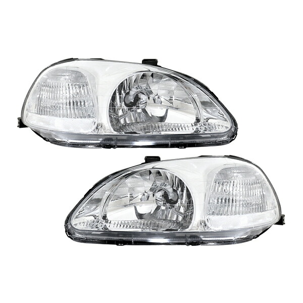 楽天市場】クリスタル ヘッドライト 左右セット クローム ホンダ
