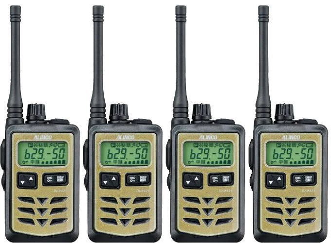 楽天市場】4台セットアルインコ トランシーバー DJ-P321特定小電力無線
