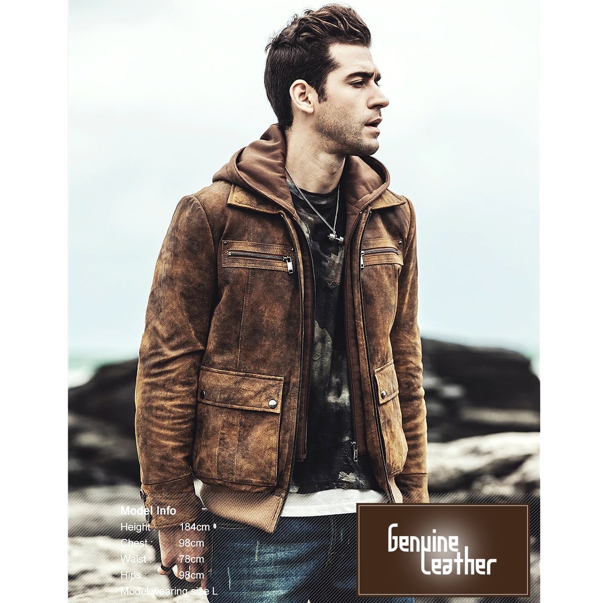 楽天市場】フード着脱可能! 全10サイズ! [Men's Detachable Hood Brown