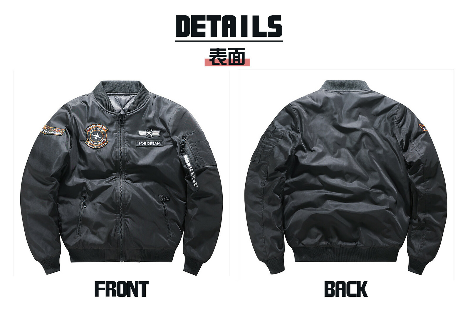 楽天市場】日本未発売！ メンズ MA-1 フライトジャケット 厚手