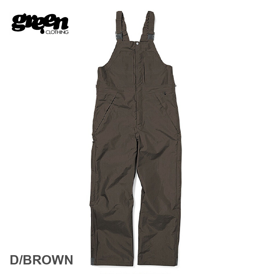楽天市場】【1日最大P21倍】グリーンクロージング ビブパンツ ダーク