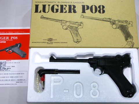 楽天市場】LUGER P08 ルガー P08 6inch マリーネ HW ガスガン (18歳