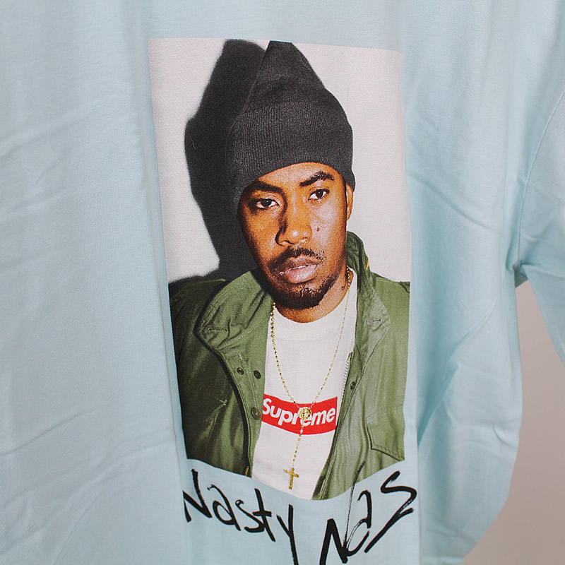 楽天市場】シュプリーム SUPREME フォトT プリント Tシャツ 水色 中古