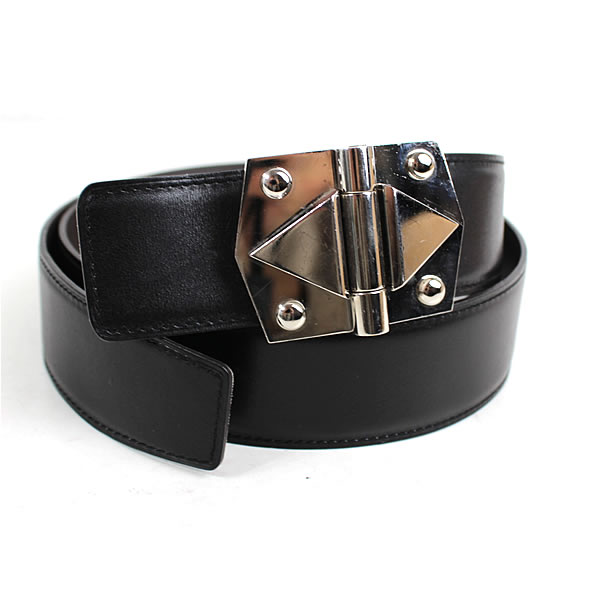 楽天市場】エルメス コンスタンス ベルト 黒×茶×シルバー金具