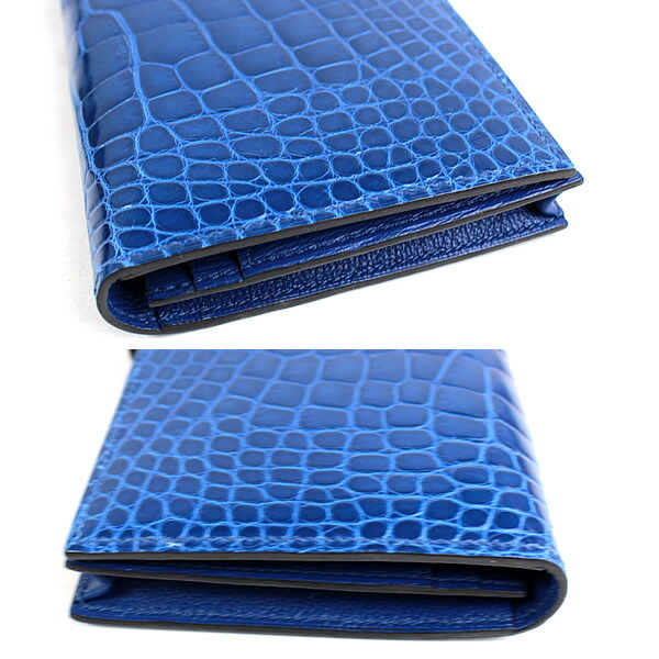 楽天市場】エルメス 長財布 ベアンクラシック アリゲーター HERMES