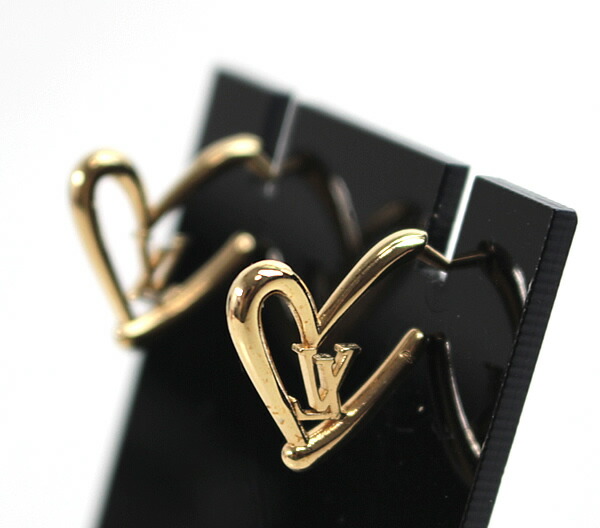 楽天市場】ルイヴィトン ピアス ブックル ドレイユ ハート フォーリン