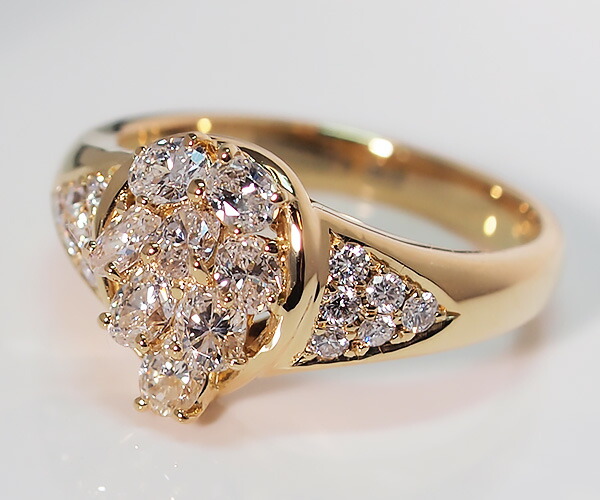 楽天市場】【中古】クィーンジュエリー（平和堂貿易）750YG