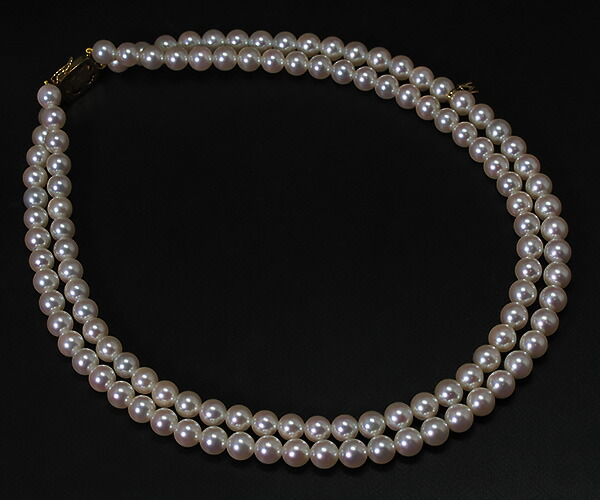楽天市場】【中古】ミキモト 7.0〜7.5mm アコヤ真珠 ネックレス【送料