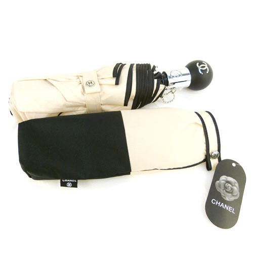 楽天市場】【CHANEL シャネル】傘 折りたたみ傘 ココマーク バイカラー