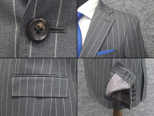 楽天市場】春夏物 ライトグレー/縞 [Ermenegildo Zegna] ゼニア