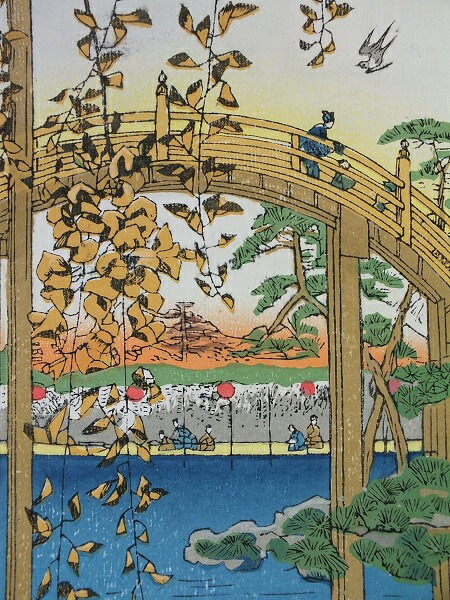 楽天市場】□龍香堂□ 復刻木版浮世絵 歌川広重『亀戸天神境内』 : 龍香堂