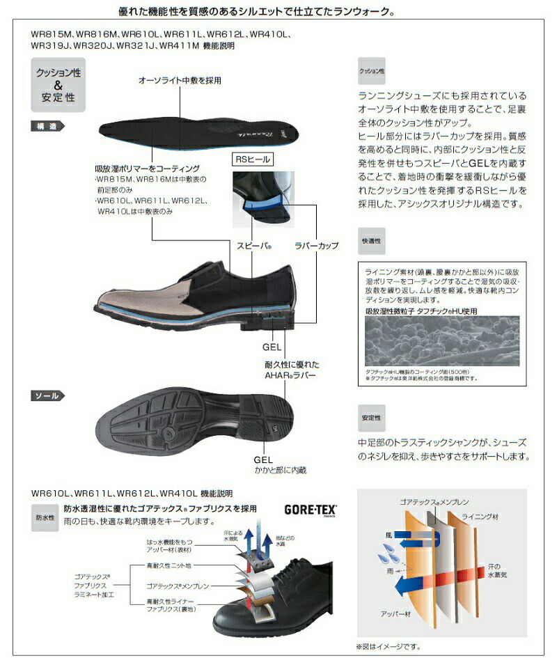 楽天市場】アシックス ウォーキング ランウォーク メンズ ビジネス
