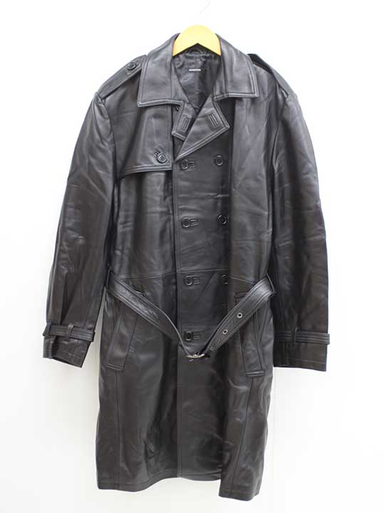 楽天市場】中古 レザー トレンチコート メンズの通販