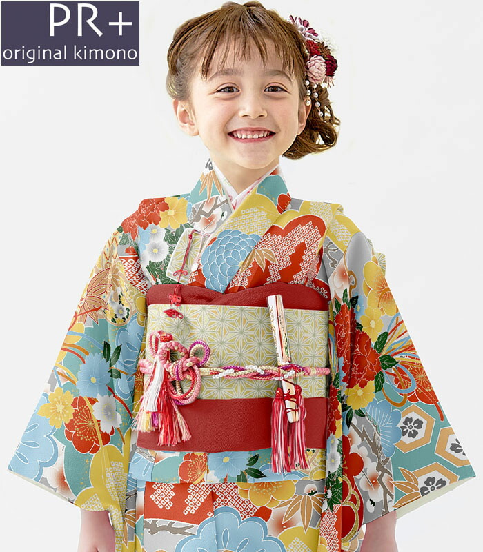 楽天市場】七五三 753 着物 7歳 女の子 着物フルセット PR＋ ブランド