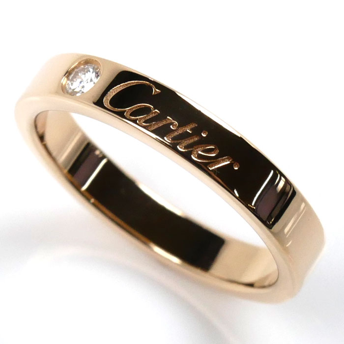 楽天市場】CARTIER カルティエ K18PG ピンクゴールド エングレーブド
