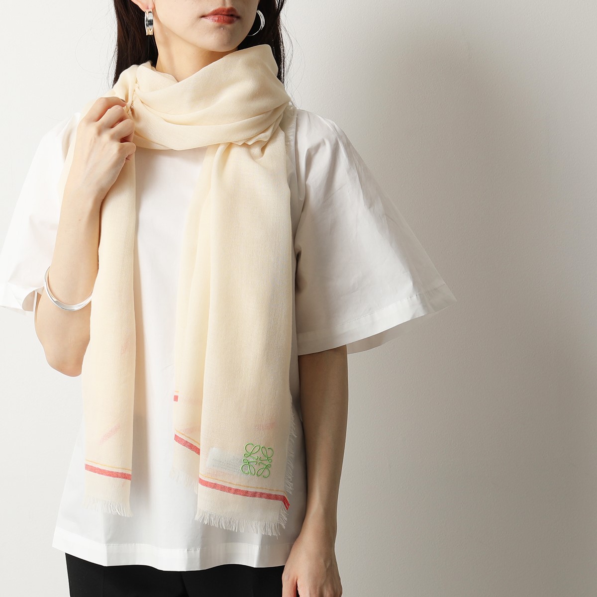 楽天市場】LOEWE ロエベ 919.19.159 カラー2色 コットン混カシミヤ