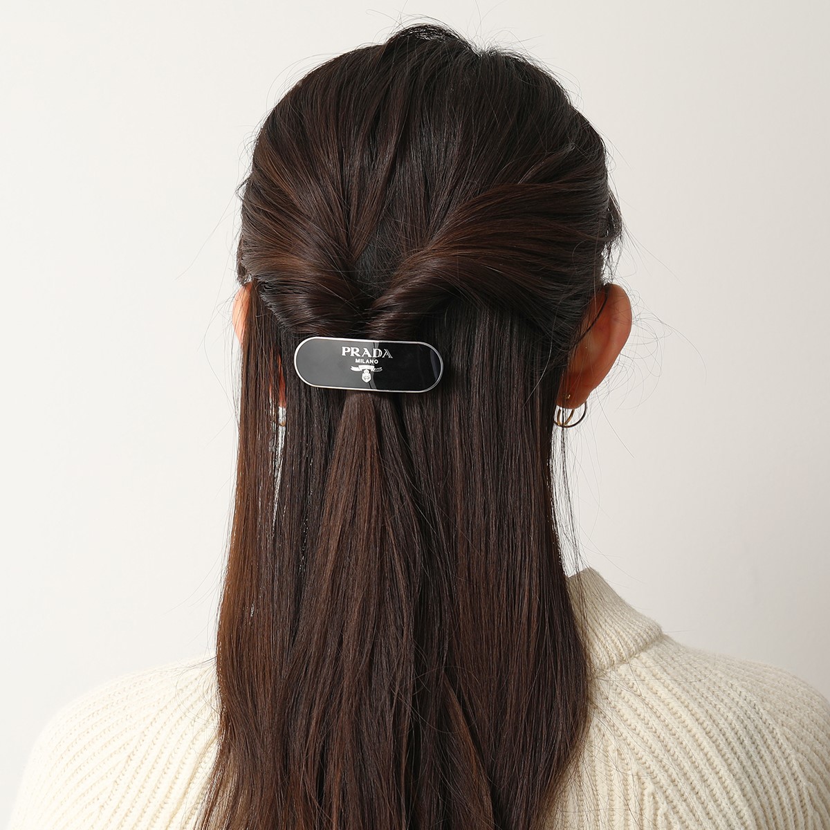 楽天市場】PRADA プラダ バレッタ 1IF022 2BA6 F0002 レディース ヘア