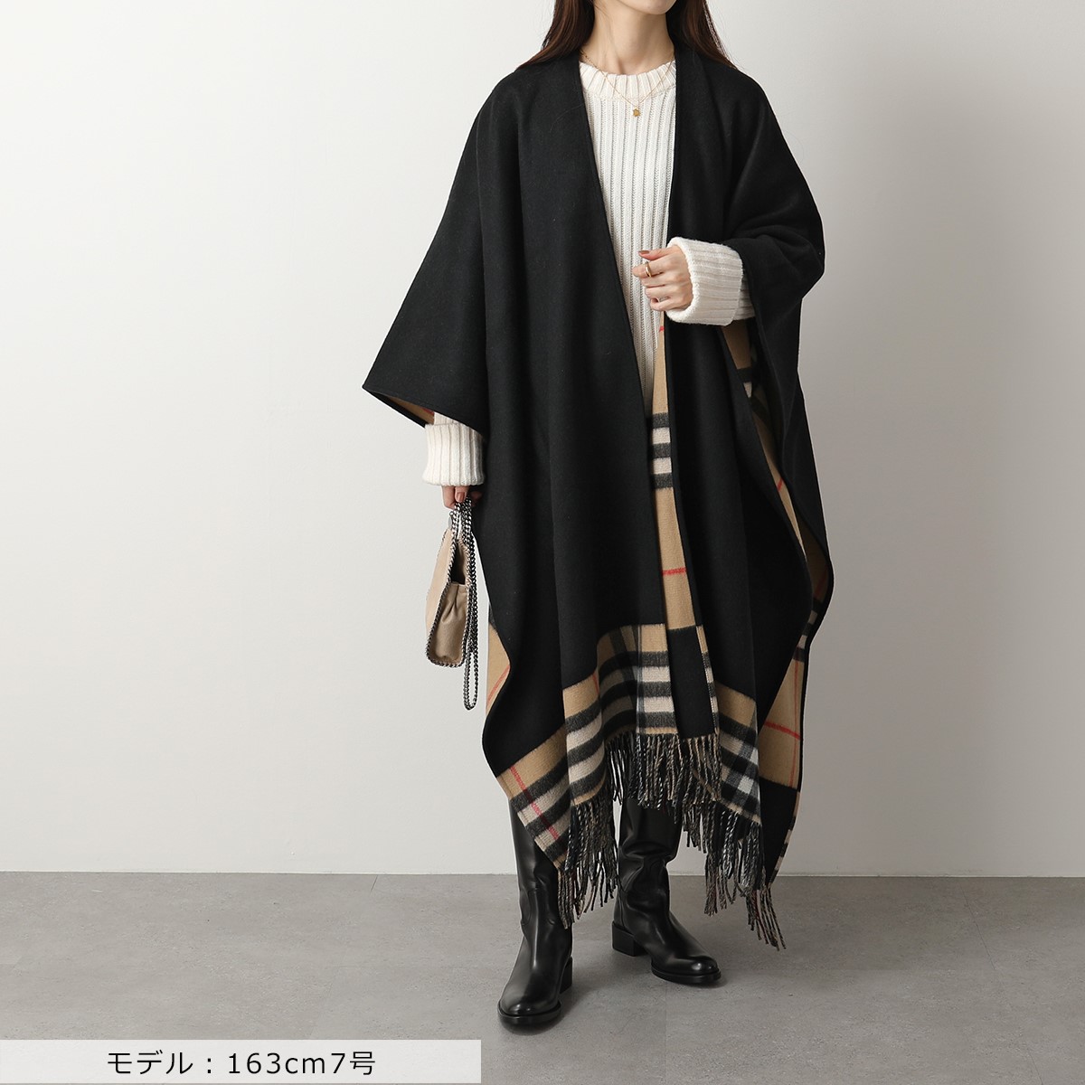 楽天市場】BURBERRY バーバリー ケープ 8037423 レディース