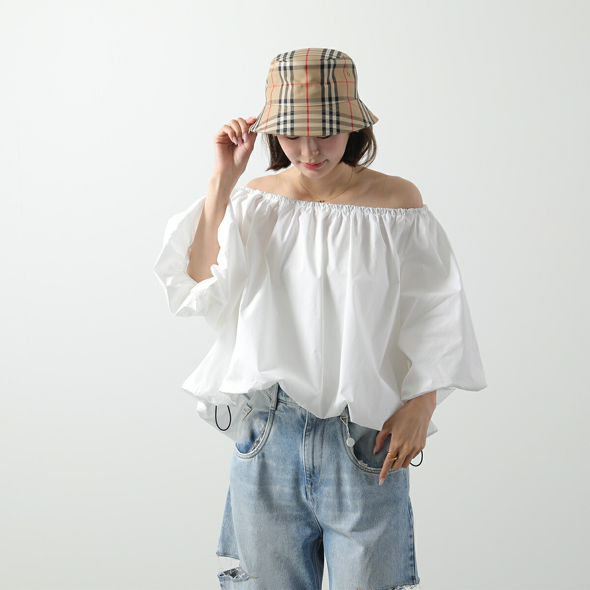 楽天市場】BURBERRY バーバリー バケットハット 8021508 8026927