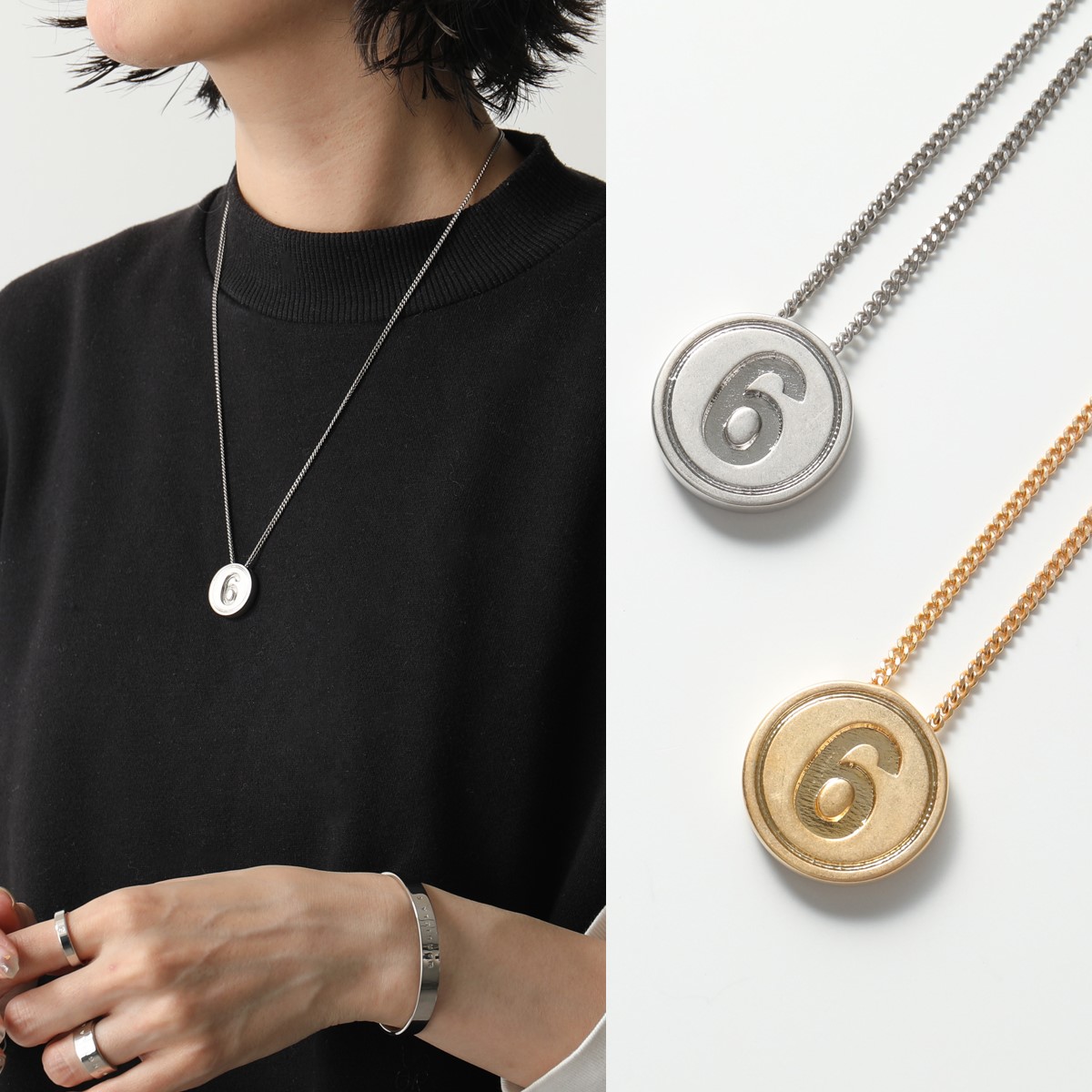 楽天市場】MM6 エムエムシックス メゾンマルジェラ ネックレス