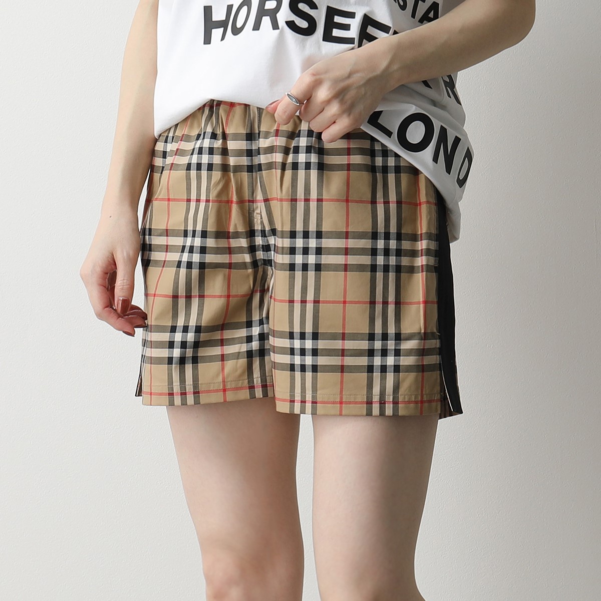 楽天市場】BURBERRY バーバリー ハーフパンツ 8040598 レディース