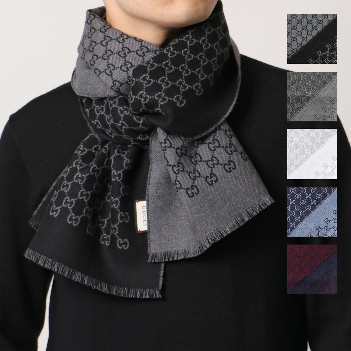 楽天市場】GUCCI グッチ 391246 4G200 SU SOGI 33X175 カラー5色